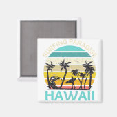 Hawaii surfparadijs magneet (Voorkant / Achterkant)