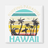 Hawaii surfparadijs magneet (Voorkant)