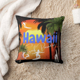 Hawaii Surfstrand Meisje Kussen