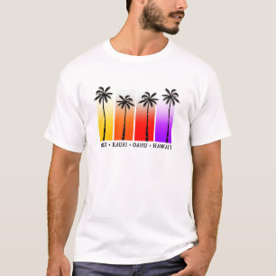 Hawaii T-shirt, Tropische T-shirt, Hawaiaanse eila T-shirt