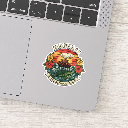 Hawaii: The Aloha State Sticker (Detail)