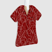 Hawaii-thema shirt acrylaat aandenken ornament (voorkant)