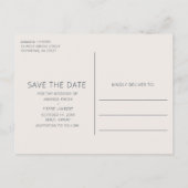 Hawaii Tiki Mask Wedding Save the Dates Aankondigingskaart (Achterkant)