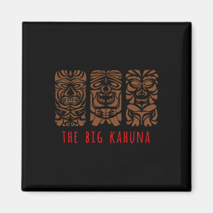 Hawaii Tiki Polynesiaanse Big Kahuna Surfer Retro Magneet