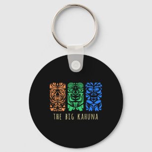 Hawaii Tiki Polynesiaanse Big Kahuna Surfer Retro Sleutelhanger