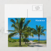 Hawaii Tourisme Vintage Voyage Ajouter carte posta (Devant / Derrière)