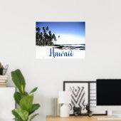 Hawaii Travel Poster (Thuiskantoor)