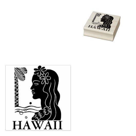 HAWAII TRAVEL Rubber Stempel (Gestempeld)