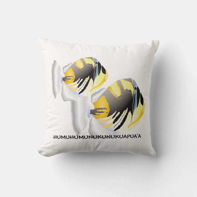 Hawaii Trigger Fish Pillow Kussen (Voorkant)