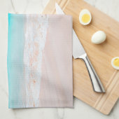 Hawaii Tropical Beach Peace Sandy Feet Script Theedoek (Quarter Fold)