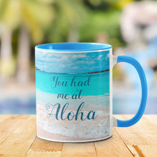 Hawaii Tropisch strand dat ik had in Aloha Script Mok