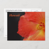 Hawaii Tropische Bloem Briefkaart (Voorkant / Achterkant)