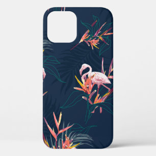 Hawaii Tropische flamingo met vogel van de Paradis iPhone 12 Hoesje