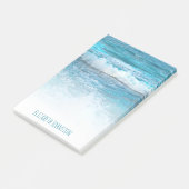 Hawaii turquoise blue oceaangolven foto aangepast post-it® notes (Schuin)