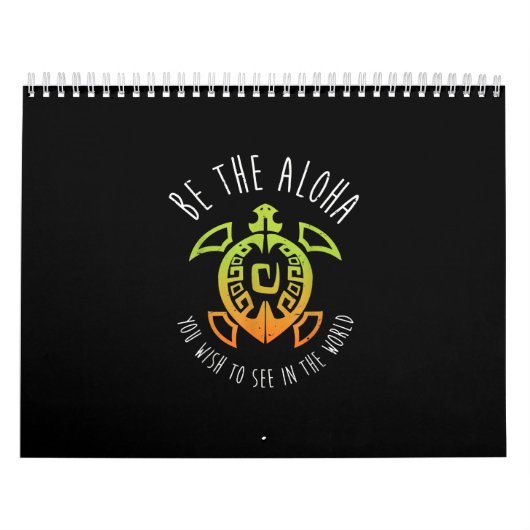 Hawaii Turtle Aloha Kalender (Hoes)