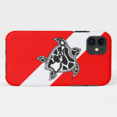 Hawaii Turtle Dive Flag Case-Mate iPhone Case (Achterkant (horizontaal))