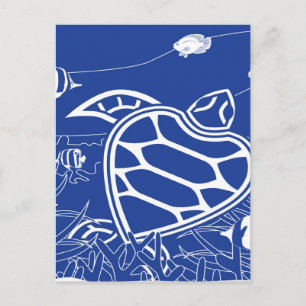 Hawaii Turtle - Honu Briefkaart