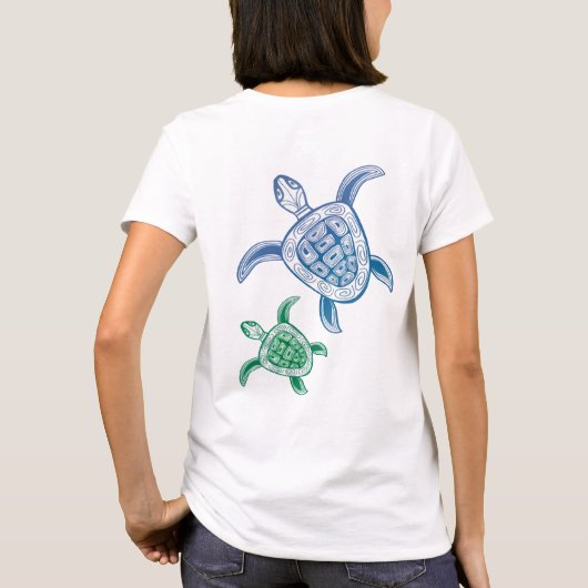 Hawaii Turtles T-shirt (Achterkant)