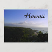 Hawaii-Uitzicht Briefkaart (Voorkant)