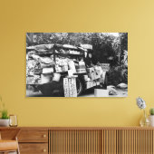 Hawaii - Uitzicht van een inheemse plantaardige ag Canvas Afdruk (Insitu (Woonkamer))