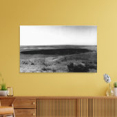 Hawaii - Uitzicht van Halemauman Pit in HA Canvas Afdruk (Insitu (Woonkamer))