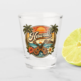 Hawaii & Ukelele Shot Glas
