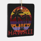 Hawaii US Palm Trevel Keramisch Ornament (Rechts)