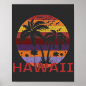 Hawaii US Palm Trevel Poster (Voorkant)