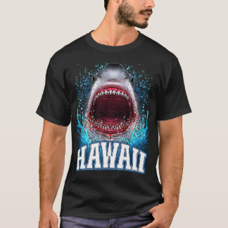Hawaii Vacation Great White Shark Beach Vacation C T-shirt