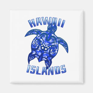 Hawaii Vacation Tribal Turtle Magneet