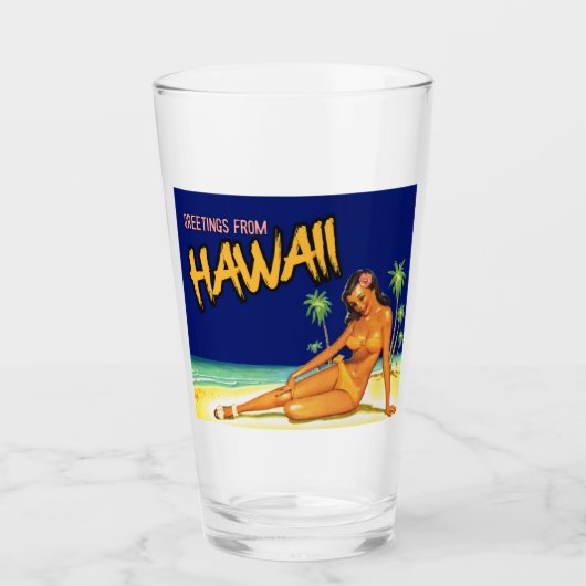 Hawaii - Verre à pinte (Devant)
