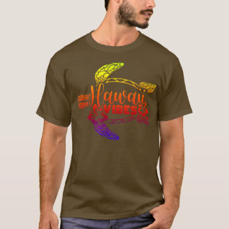 Hawaii Vibes Zee Turtle Island Ocean Summer Aloha T-shirt