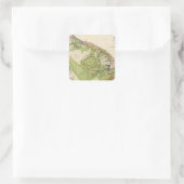 Hawaii Vierkante Sticker (Tas)