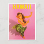 Hawaii vintage-briefkaart briefkaart (Voorkant)
