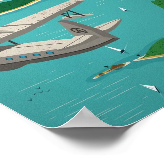 Hawaii Vintage Poster (Hoek)