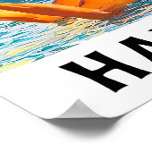 Hawaii vintage-poster poster (Hoek)