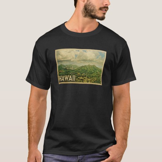 Hawaii Vintage Travel T-shirt (Voorkant)