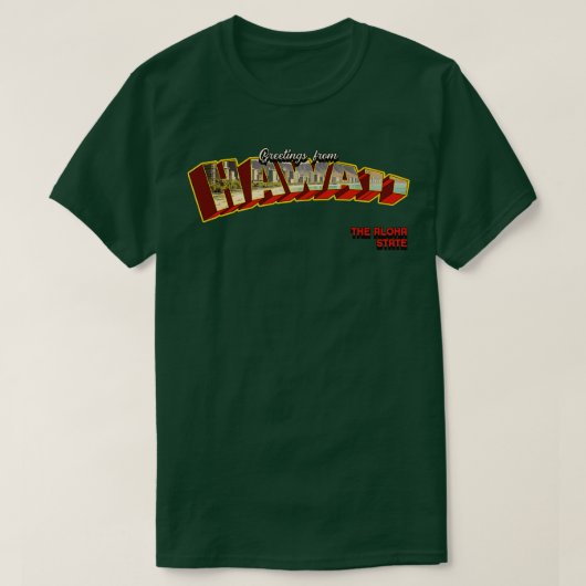 Hawaii Vintage TShirt 1 (Design devant)