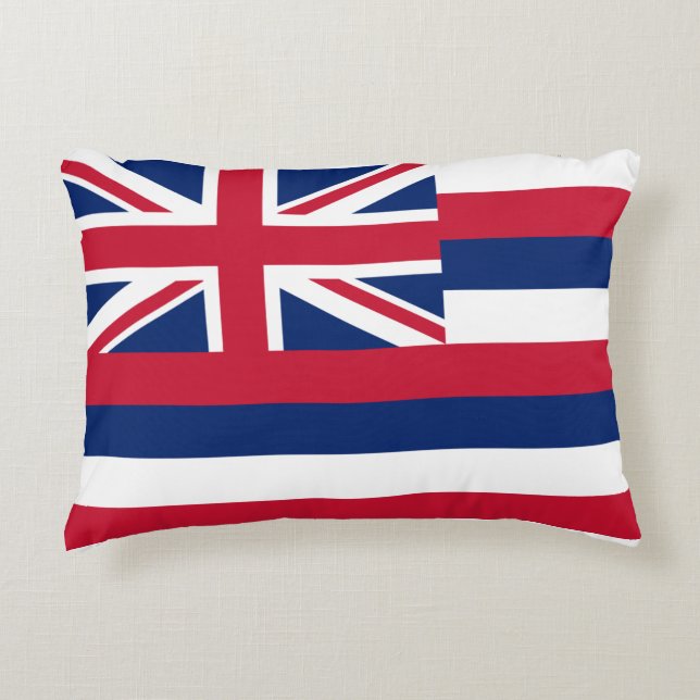 Hawai'i-vlag Accent Kussen (Voorkant)