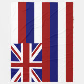 Hawaii-vlag Fleece Deken (Voorkant)