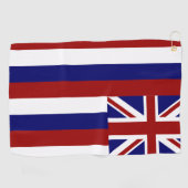 Hawaii-vlag Golfhanddoek (Horizontaal)