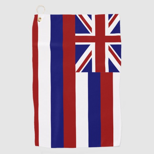 Hawaii-vlag Golfhanddoek (Voorkant)