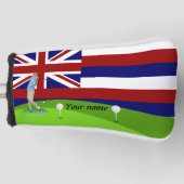 Hawaii-vlag Golfheadcover (Voorkant)