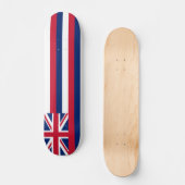 Hawai'i-vlag Skateboard (Voorkant)