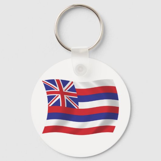Hawaii Vlag Sleutelhanger (Voorkant)