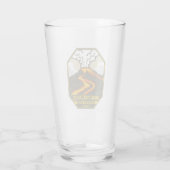 Hawaii Volcanoes Nationaal Park Kilauea Retro Glas (Achterkant)
