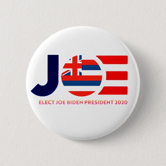 Hawaii voor Joe 2020 Ronde Button 5,7 Cm (Voorkant)