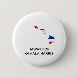 HAWAII voor Kamala Harris 2024 Button