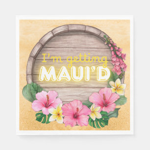 Hawaii vrijgezellenfeest Ik word Maui'd Servet