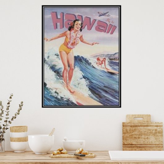 Hawaii, VS - Poster (Keuken)